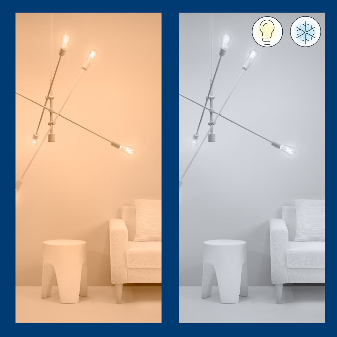 WiFi Smart LED E14 Kron 40W Varm-kallvit 470 lm 3 pack