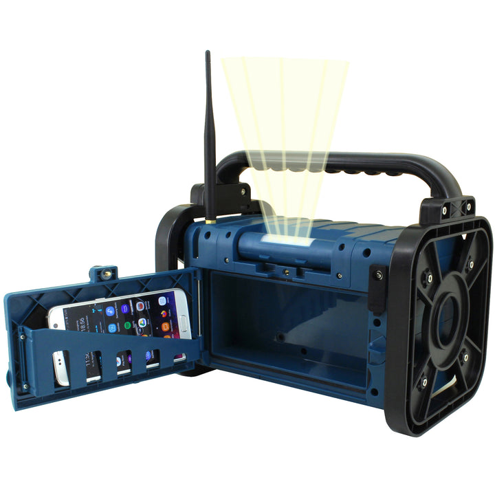 Radio DAB+/FM Robust hölje Bluetooth DAB85BL Blå