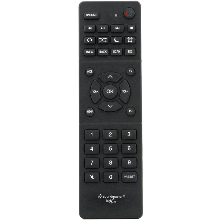 Förstärkare Stereo Radio Internet/DAB+/FM CD Bluetooth App ICD4350SW Svart
