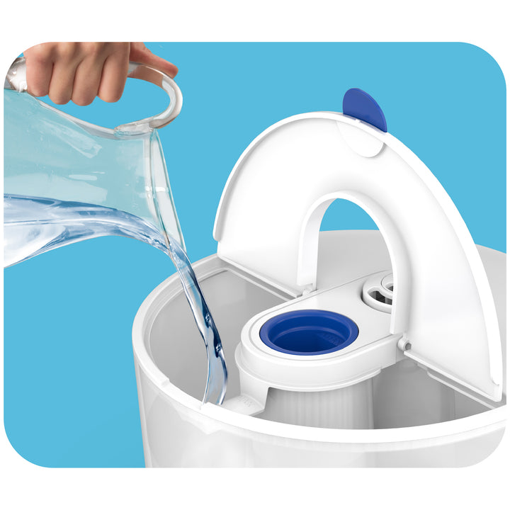 Top Fill Ultrasonic Humidifier with 2x Scent Pad Heater  VUL585E4