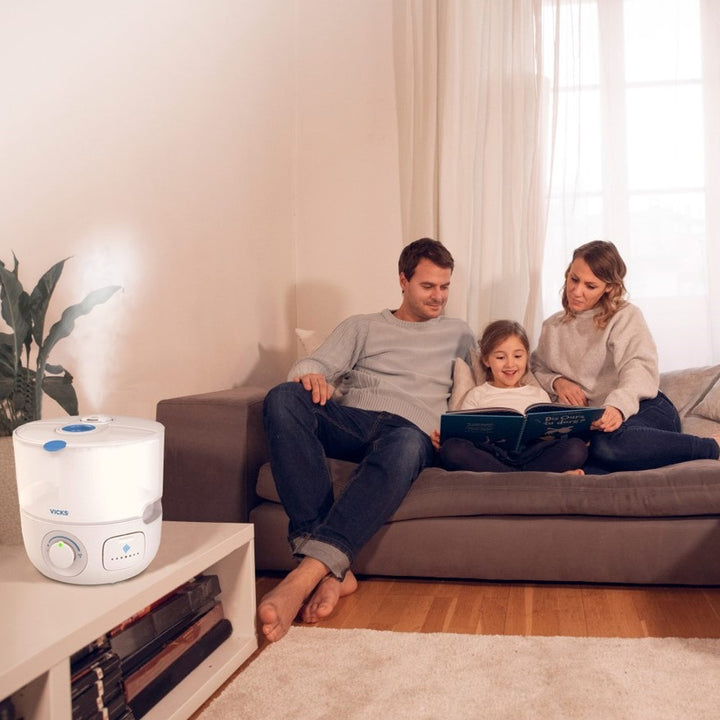 Top Fill Ultrasonic Humidifier with 2x Scent Pad Heater  VUL585E4