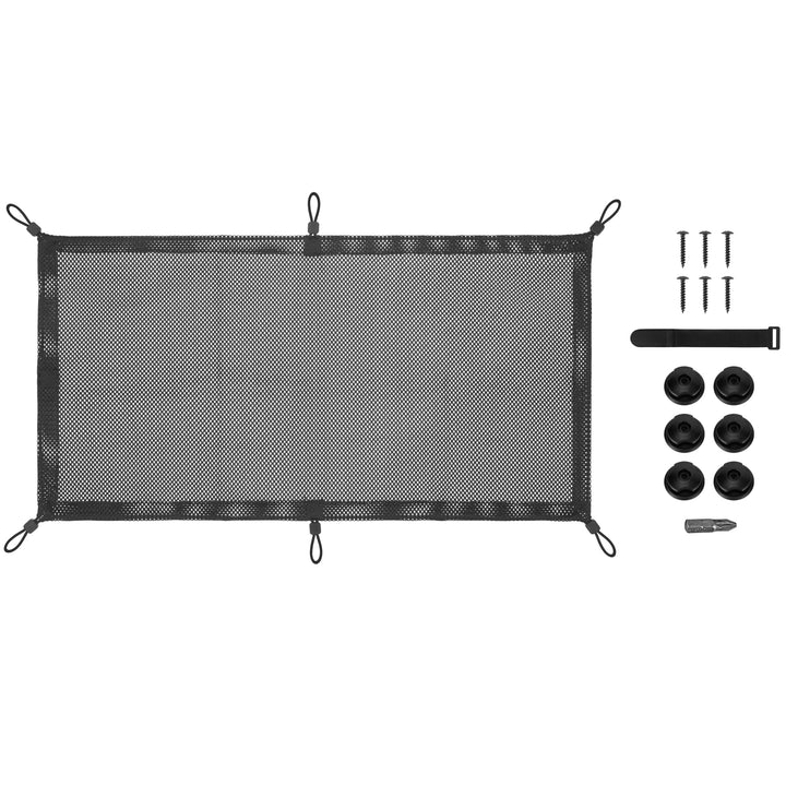 Kabelnät för skrivbord 69x34 cm Svart