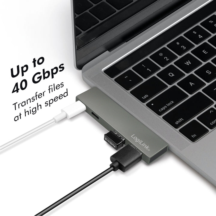 Dual USB 3.2 Gen2x2-hub 4-portar PD 100W