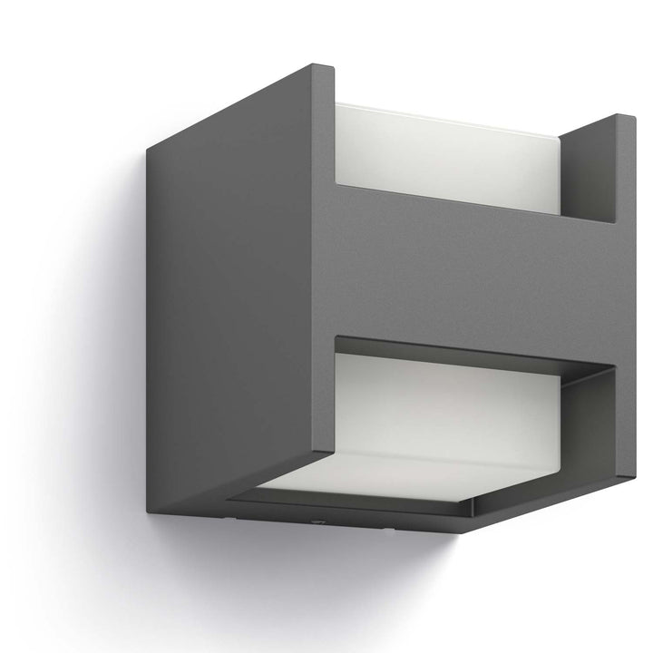 Arbour Vägglampa Ultra Efficient LED 2x3,8W 800lm Antracit
