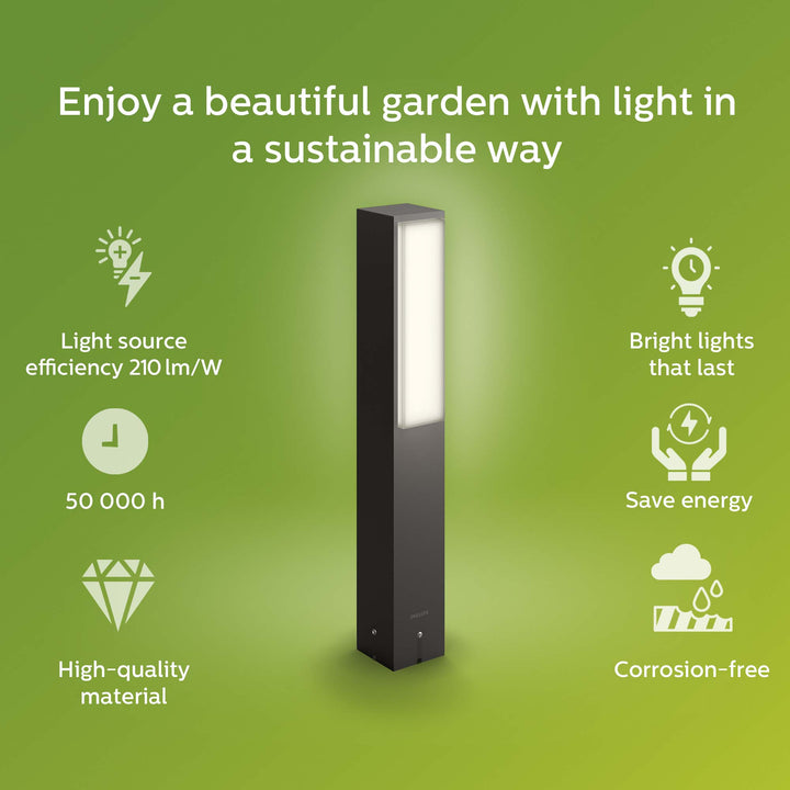 Stratosphere Pedistal Ultra Efficient LED 3,8W 800lm Antracit