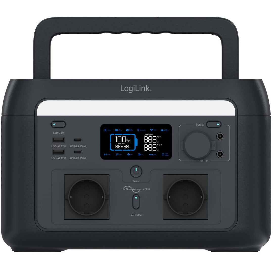 Portable Power Station 600W 512 Wh Tuya