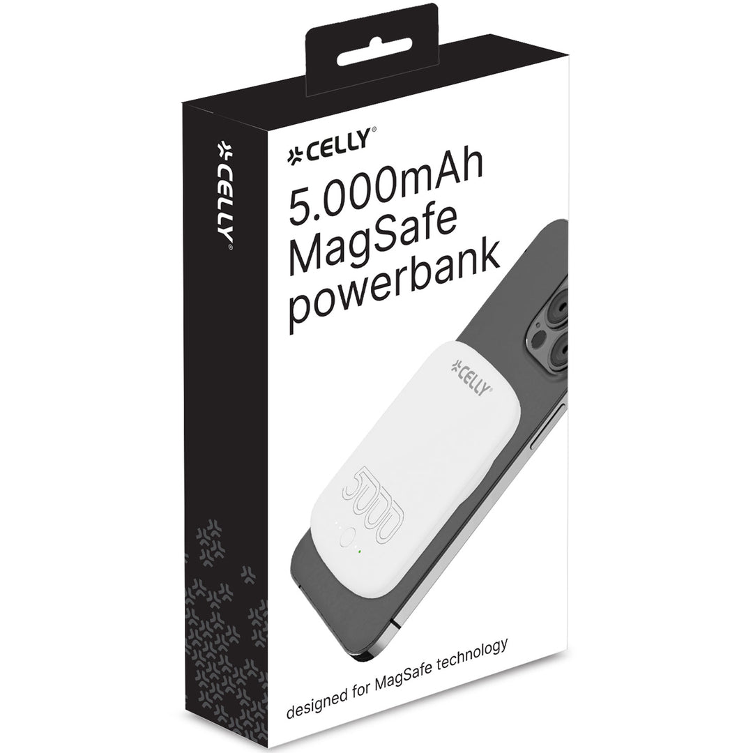 PowerBank 5.000 mAh 10W MagSafe-kompatibel Vit