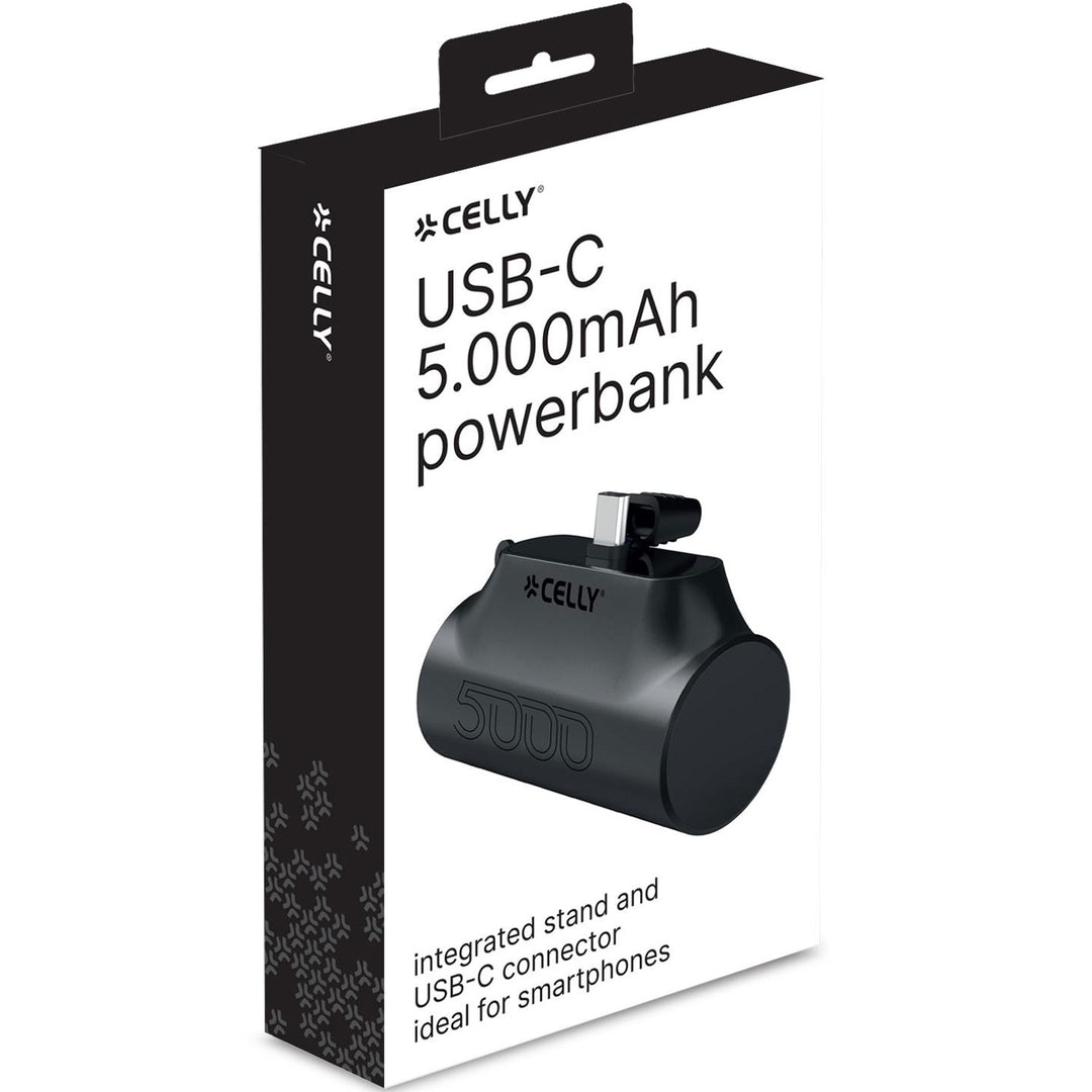 PowerBank 5.000 mAh 10,5W USB-C Svart