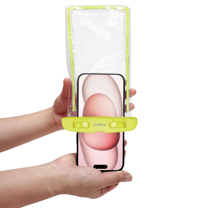 Splashbag Vattentät bag IPX8 max 6,5" Grön