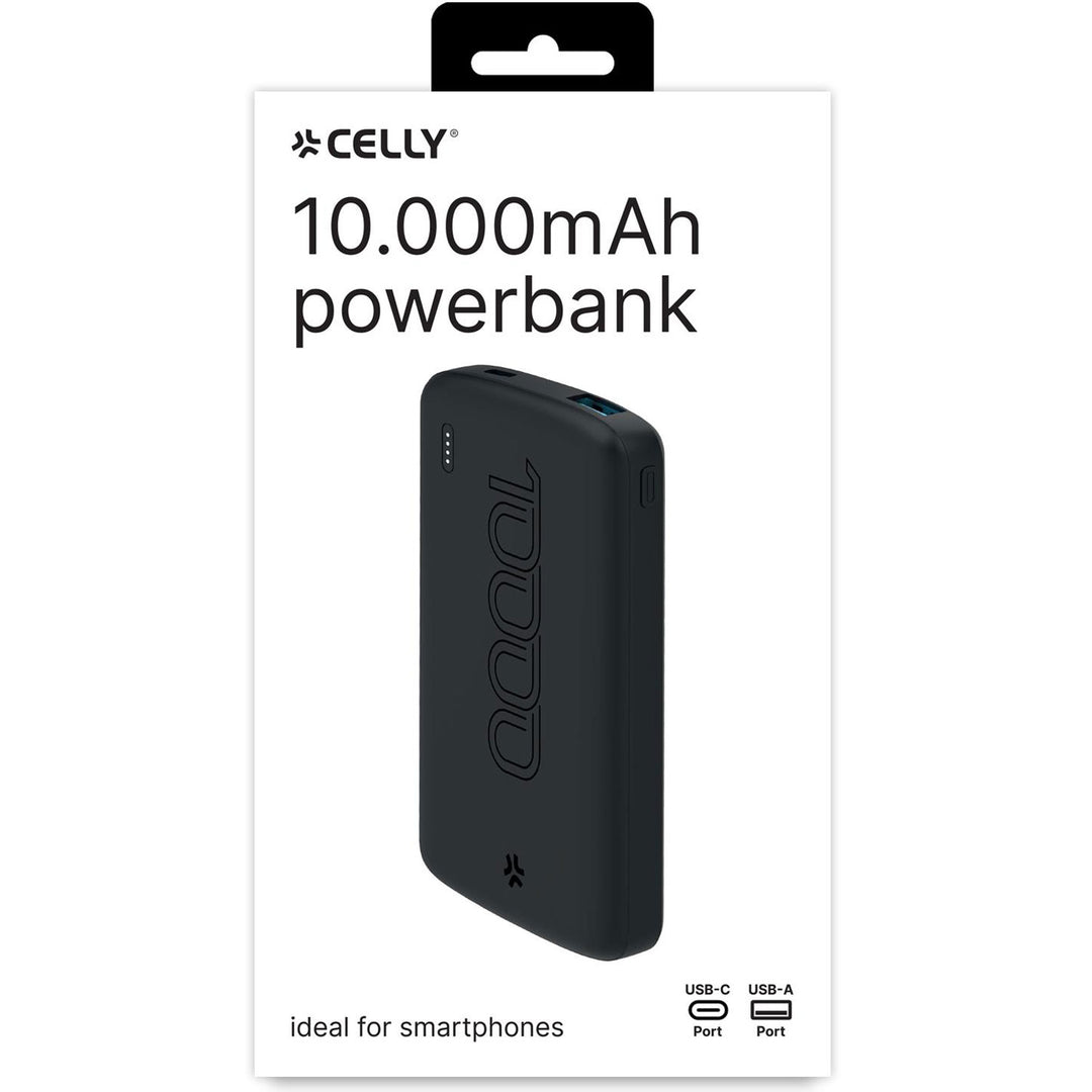 PowerBank 10.000 mAh 10,5W Svart