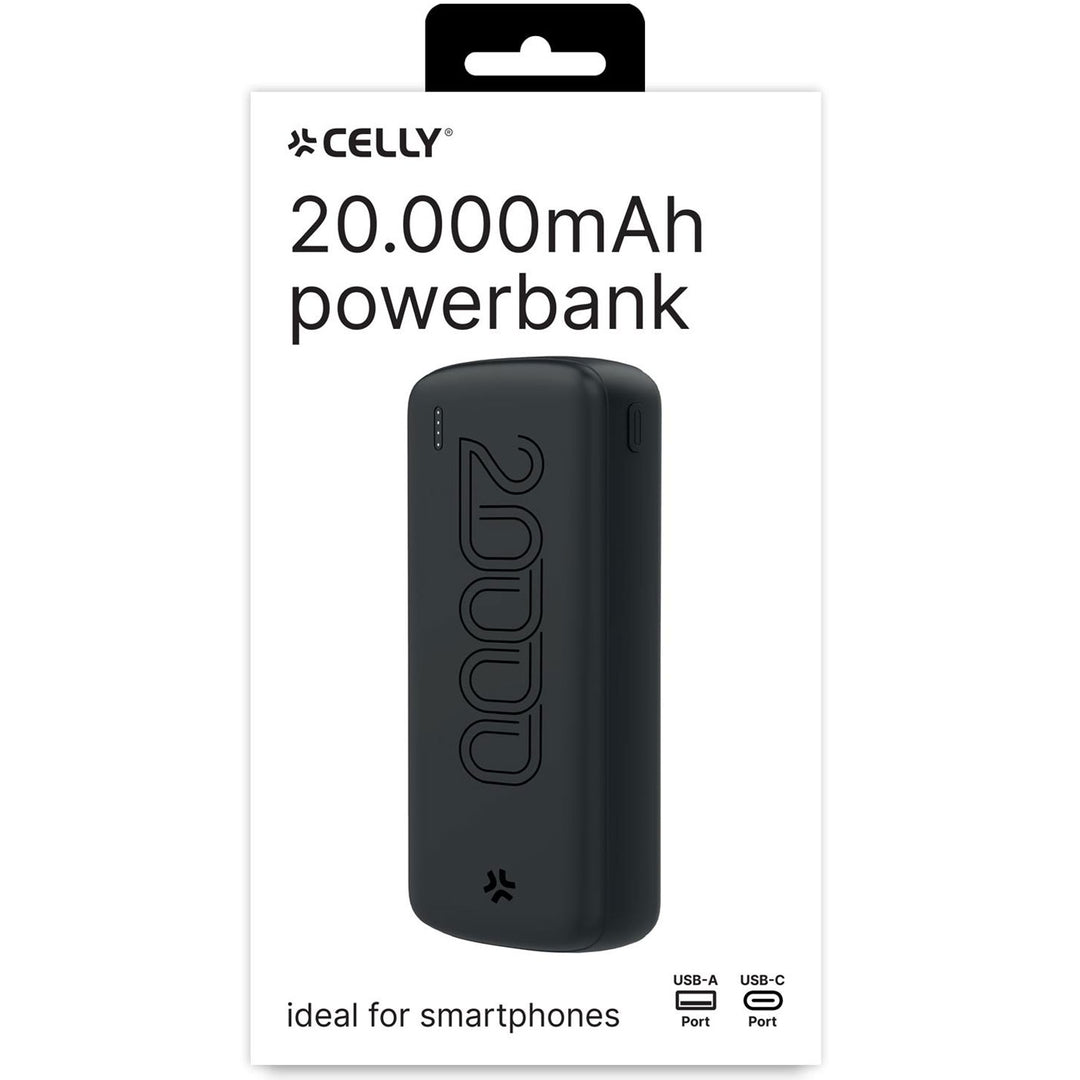 PowerBank 20.000 mAh 10,5W Svart