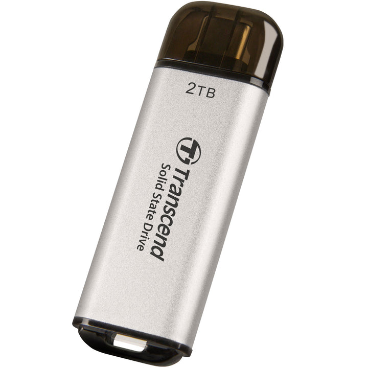 Portabel Mini SSD ESD300C USB-C 2TB 10Gbps (R1050/W950 Mb/s) Silver