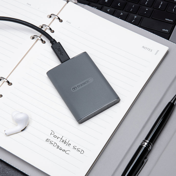 Portabel SSD ESD360C USB-C 2TB 20Gbps (R2000/W2000 Mb/s)