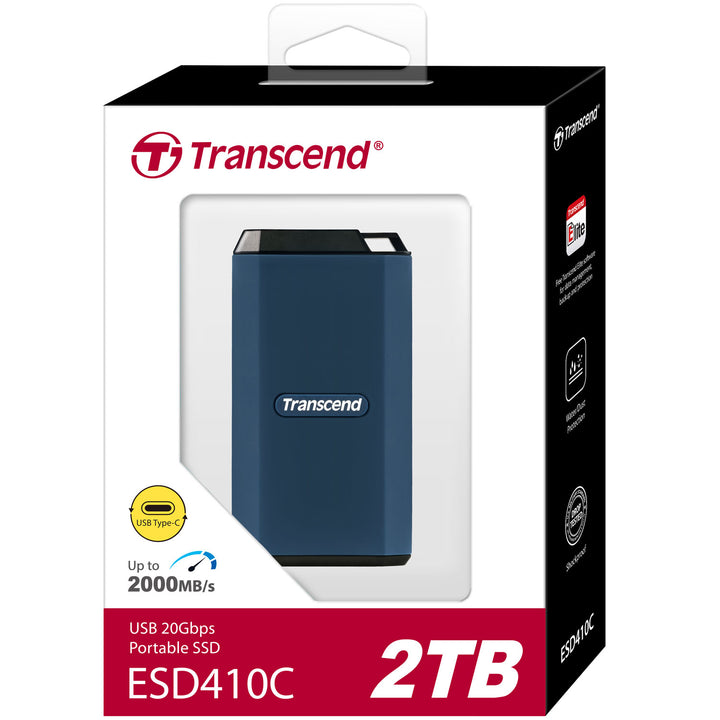 Portabel SSD ESD410C USB-C 2TB 20Gbps (R2000/W2000 Mb/s) IPX5