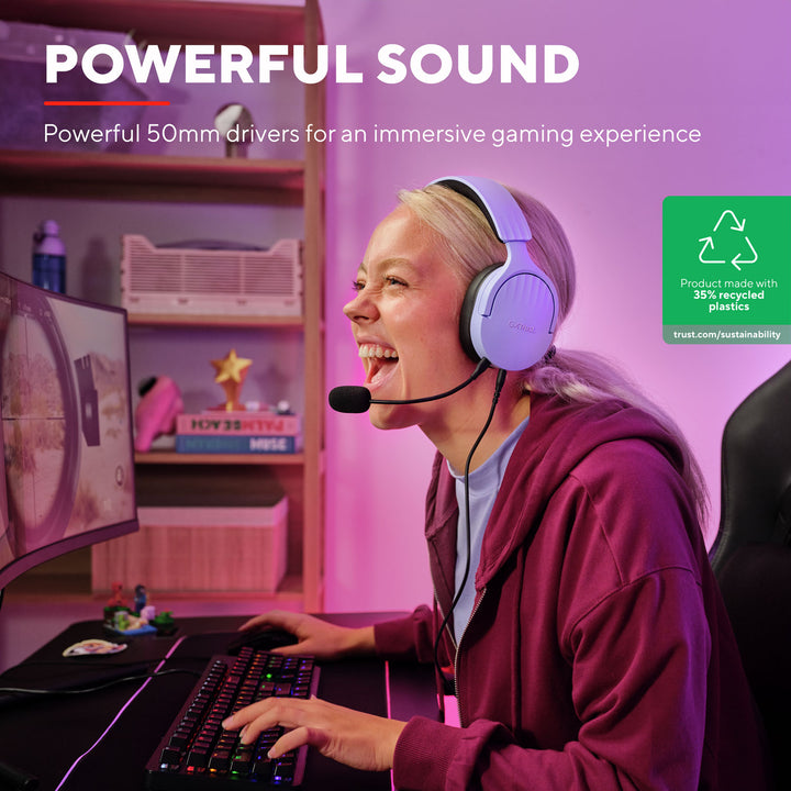 GXT 489P Fayzo Gamingheadset Eco Lila