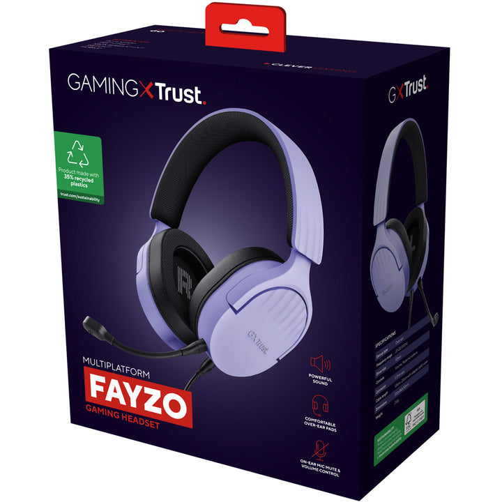 GXT 489P Fayzo Gamingheadset Eco Lila