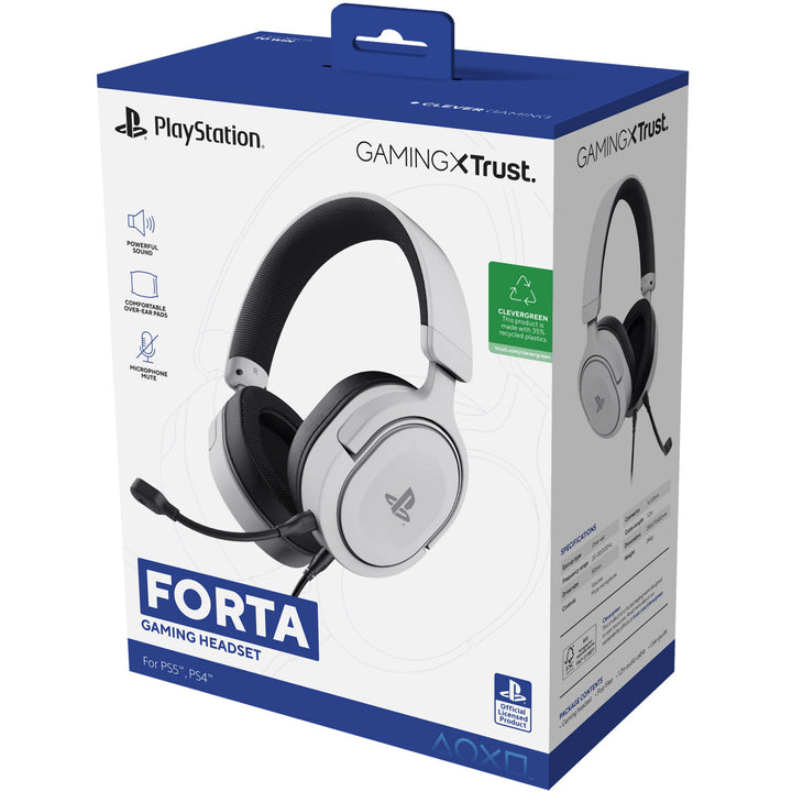 GXT 498W Forta Gamingheadset PS5 Vit