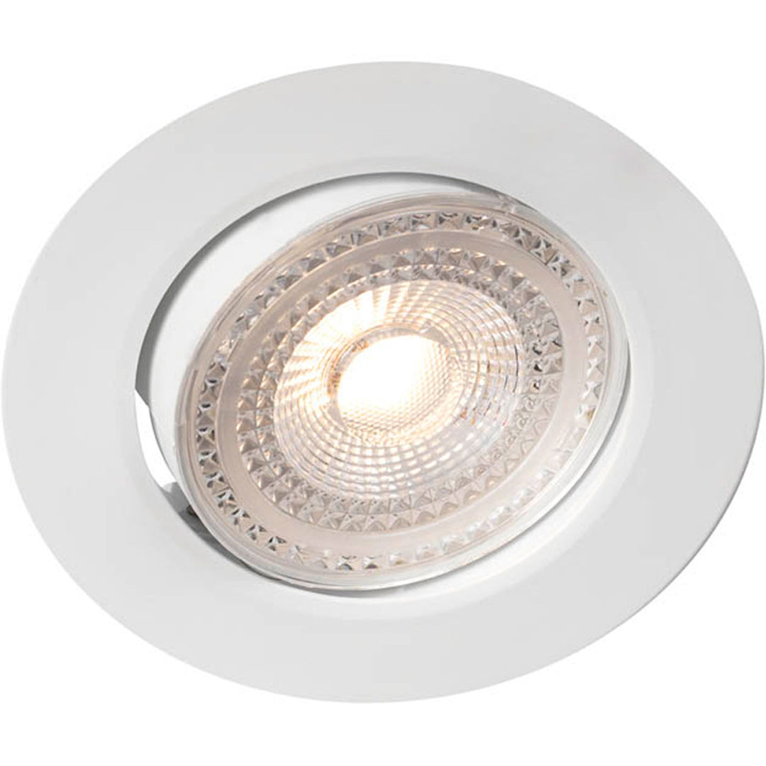 Sara 230V Dimbar downlight spotlight 3000K 400lm IP44 3-pack Vit