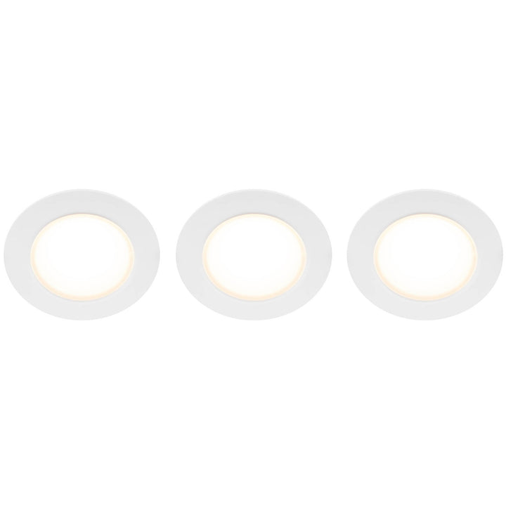 Doris 230V Dimbar downlight spotlight 3000K 400lm IP65 3-pack Vit