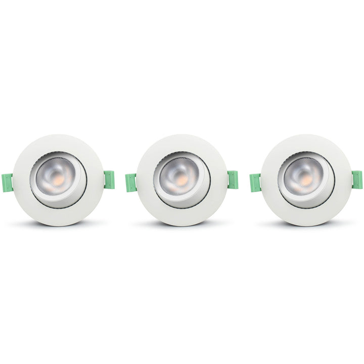 Ellen Infälld downlight Dim-to-Warm 520lm IP65 3-pack Vit
