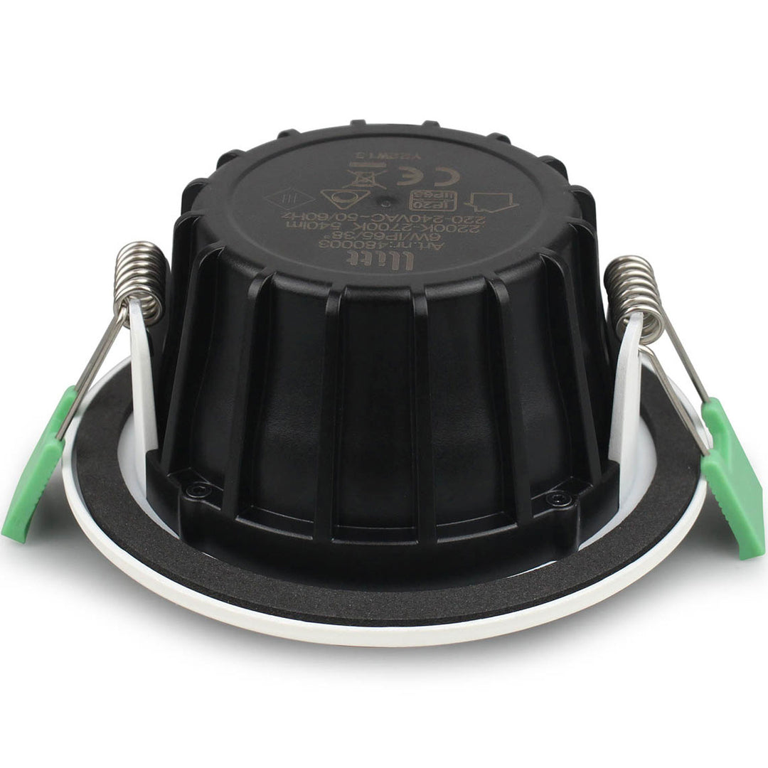 Ellen Infälld downlight Dim-to-Warm 520lm IP65 3-pack Vit
