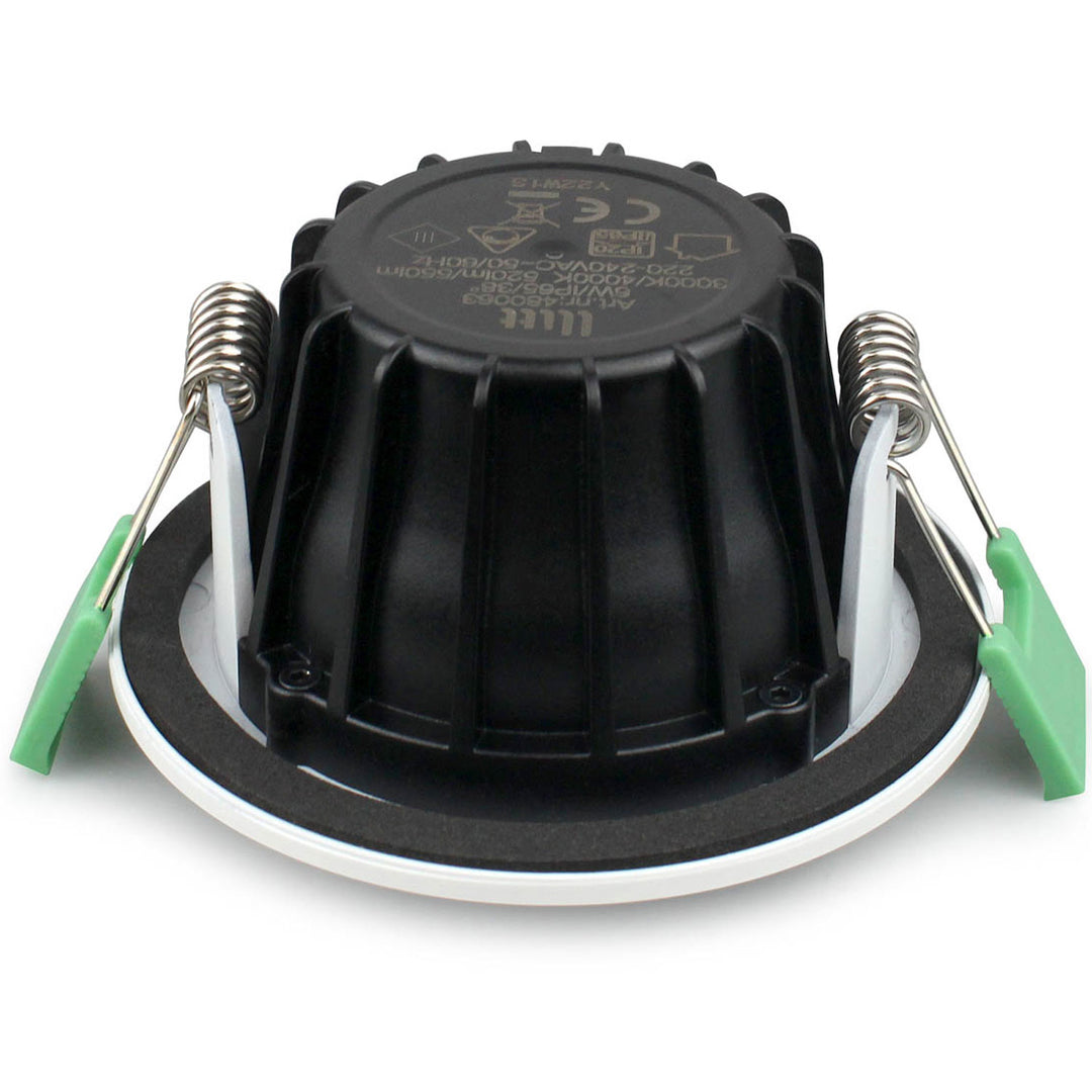 Sanna Dimbar Infälld downlight 3000K/4000K 520lm IP65 3-pack Vit
