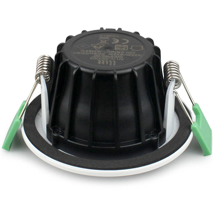 Sanna Dimbar Infälld downlight 3000K/4000K 520lm IP65 3-pack Vit