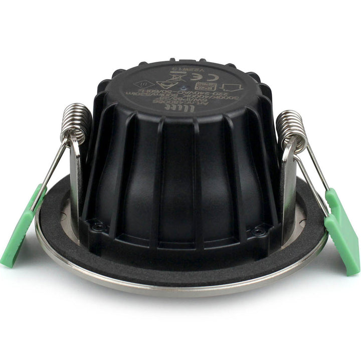 Sanna Dimbar Infälld downlight 3000K/4000K 520lm IP65 1-pack Borstad stål