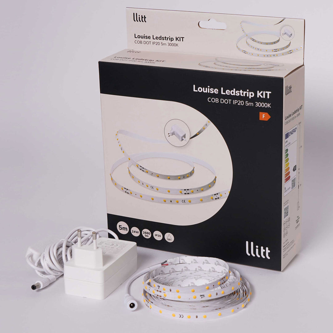 Louise Ledstrip kit COB-LED DOT IP20 5m 3000K