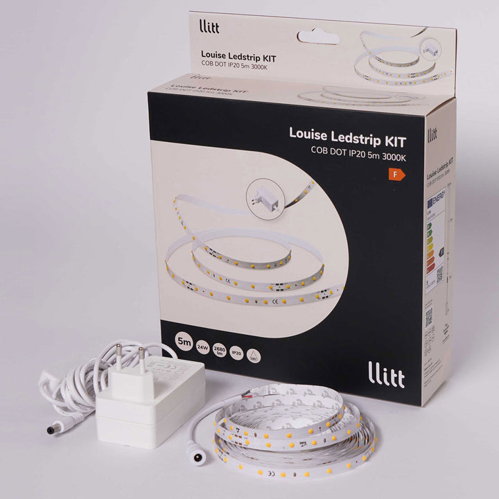 Louise Ledstrip kit COB-LED DOT IP20 5m 3000K
