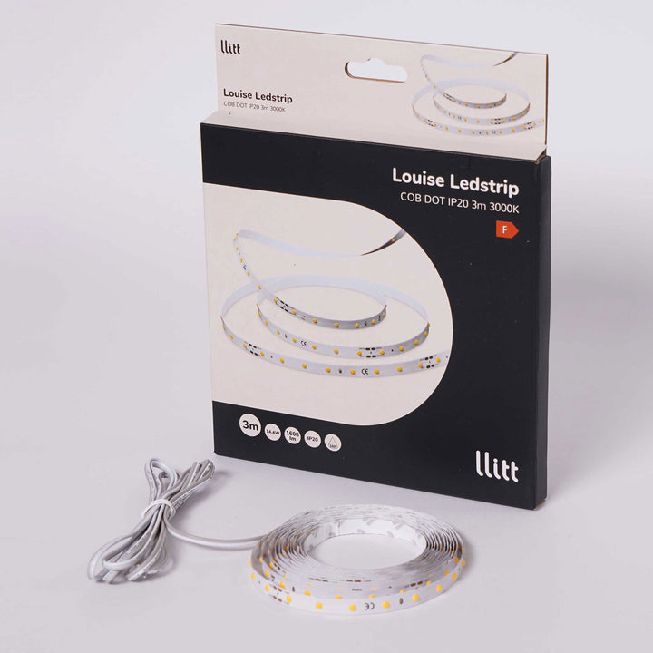 Louise Ledstrip COB-LED DOT utan trafo IP20 3m 3000K