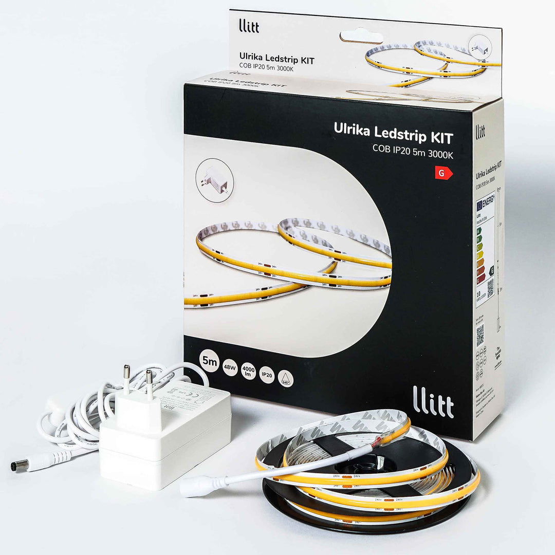 Ulrika Ledstrip kit COB-LED IP20 5m 3000K