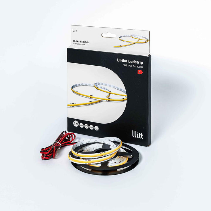 Ulrika Ledstrip COB-LED utan trafo IP20 6m 3000K