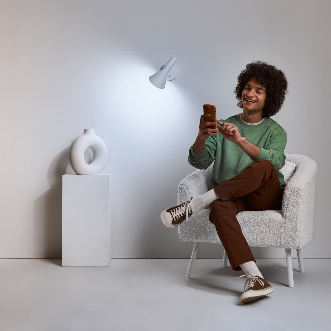 WiFi Smart LED E14 Kron 40W 470lm Filament Varm-kallvit