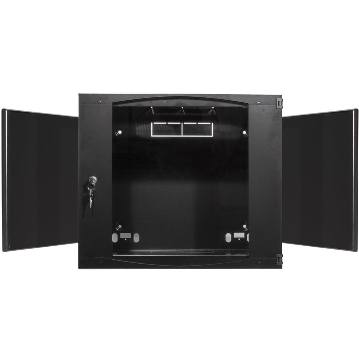 19" Väggskåp/serverskåp U9 540 x 450 x 460 mm Omonterat Svart