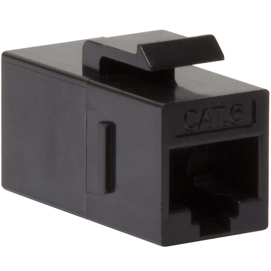 Keystone-skarvdon Cat6 UTP 2 x RJ45 Svart