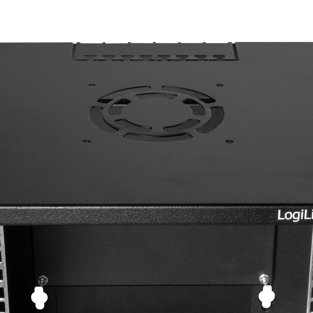 10" Väggskåp/serverskåp U6 320 x 300 x 312 mm Monterat Svart