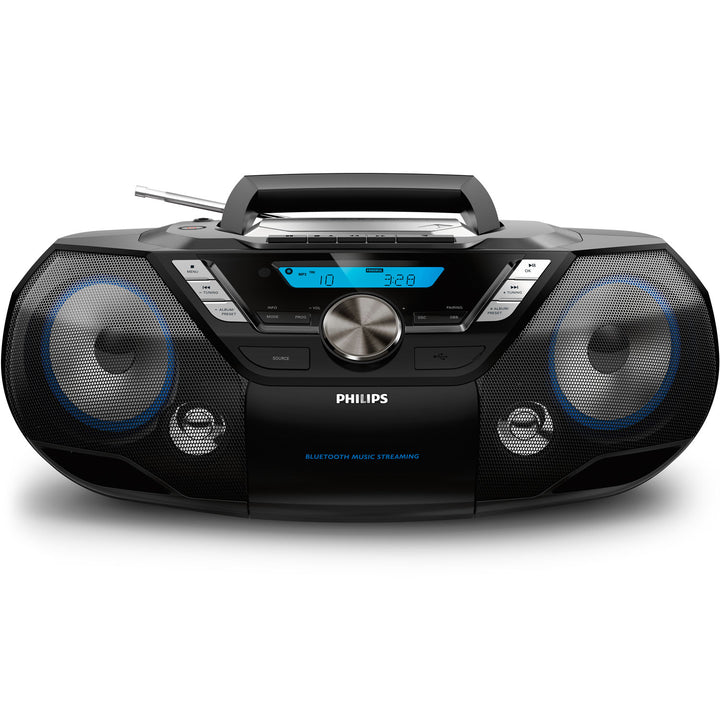 Boombox CD/Radio/Kassett/Bluetooth/USB AZB798T/12 Svart