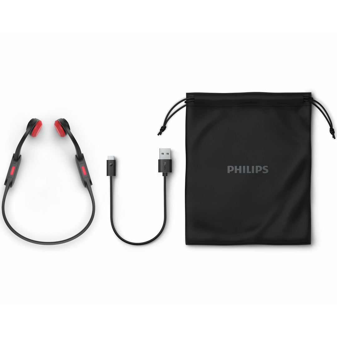 Hörlurar Open-Ear Sport IPX5 6h TAA5608BK/00 Svarta