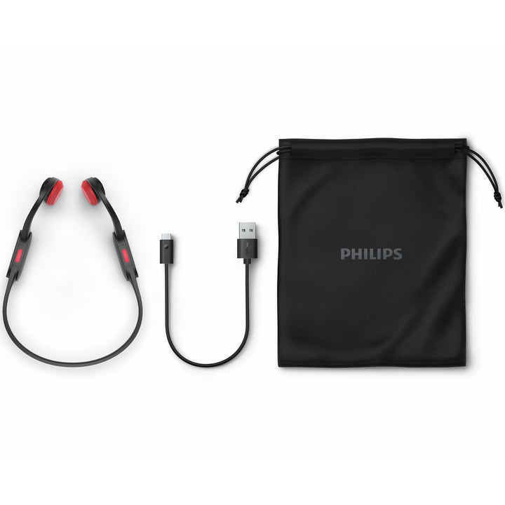 Hörlurar Open-Ear Sport IPX5 6h TAA5608BK/00 Svarta