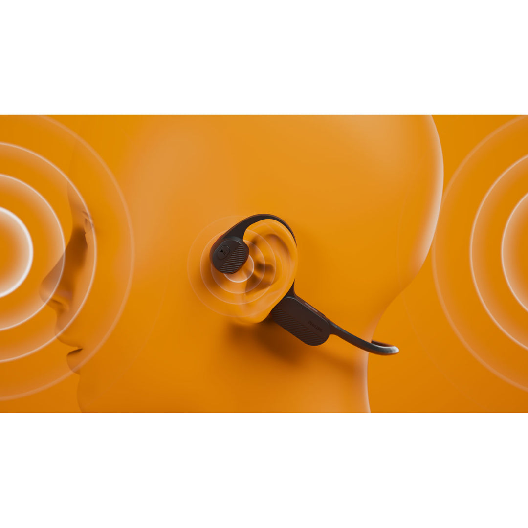 Hörlurar Open-Ear Sport IPX5 6h TAA5608BK/00 Svarta