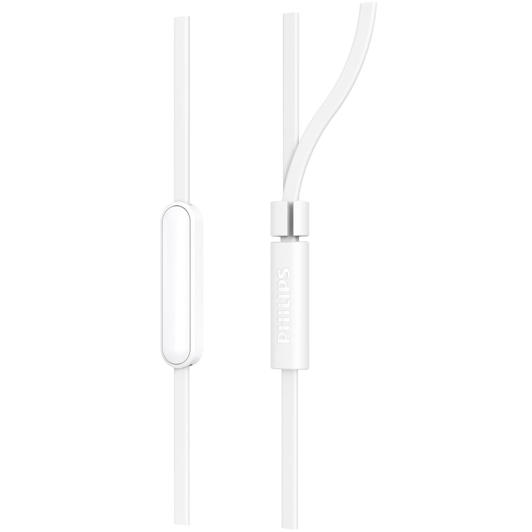 Hörlurar In-Ear Kabel Fjärrkontroll 3,5mm kontakt TAE1105WT/00 Vita