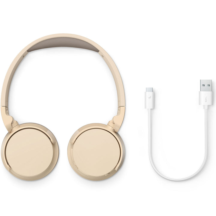 Hörlurar On-Ear Lätt-vikt 25h TAH3209BG/00 Beige