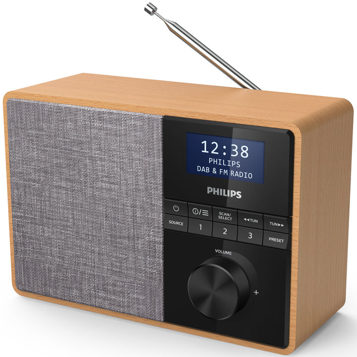 Radio DAB+/FM Snabbval Bluetooth TAR5505/10 Trähölje