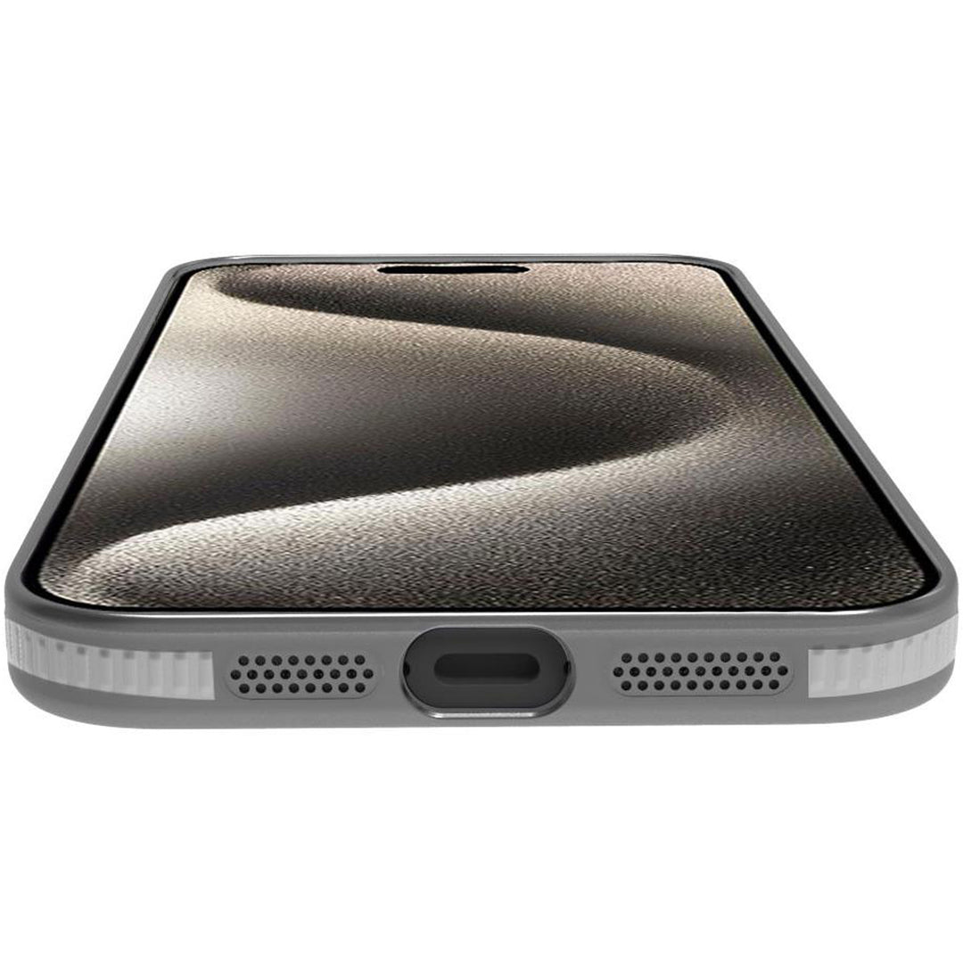 Magsuit MagSafe-kompatibelt skal iPhone 16 semi-transparent Svart