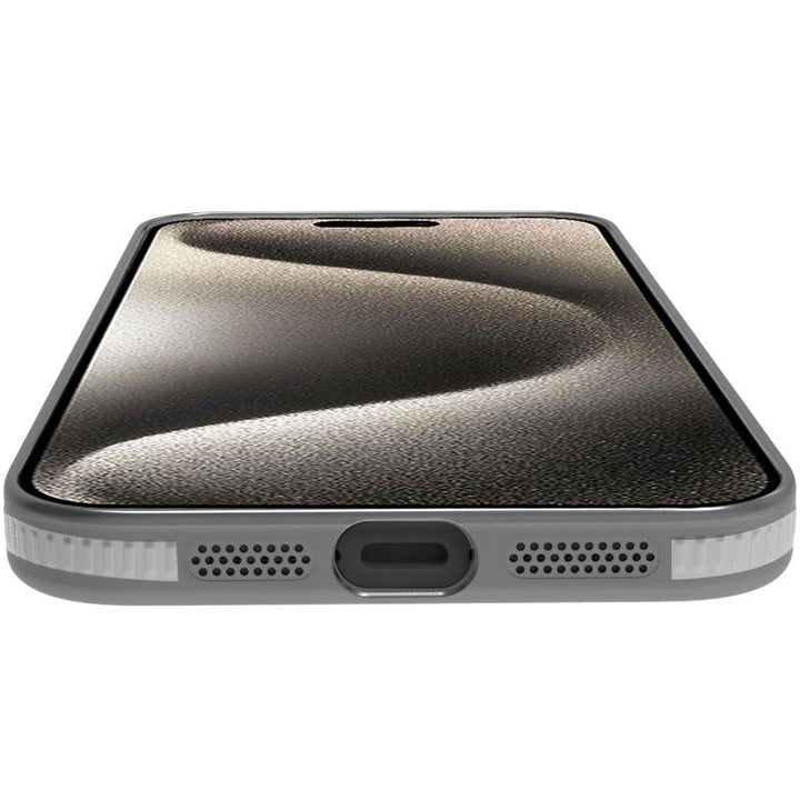 Magsuit MagSafe-kompatibelt skal iPhone 16 semi-transparent Svart