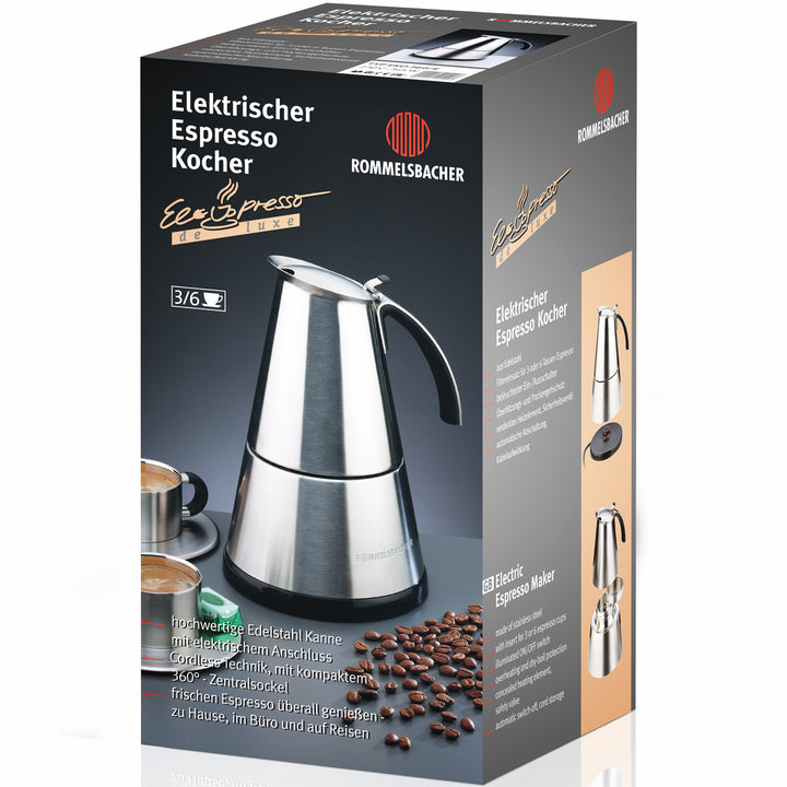ElPresso Deluxe Mockabryggare EKO 366/E Rostfritt stål