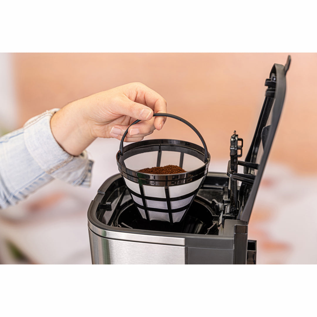 Kaffebryggare med timer Rostfritt FKM 1000  1,5l 1000W