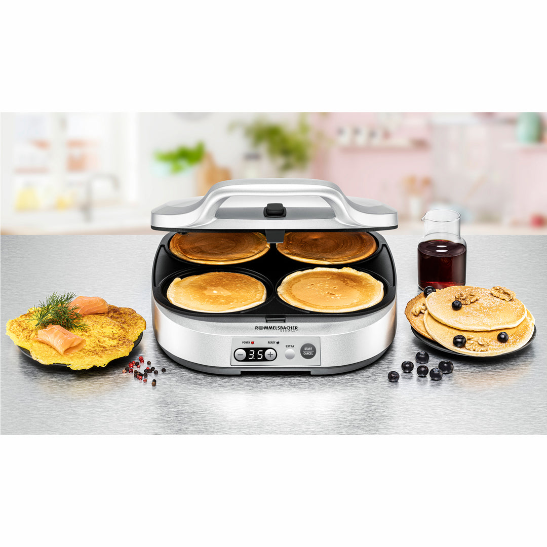 Pannkaksjärn PC 1800  4st baktråg 1800W 3,5kg