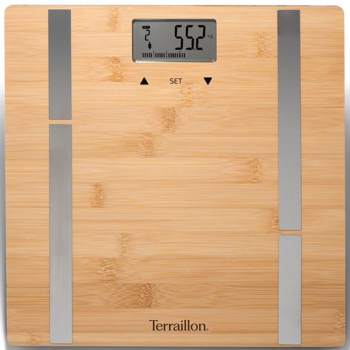 Personvåg Bamboo Fit BMI 10-användare, 180 kg
